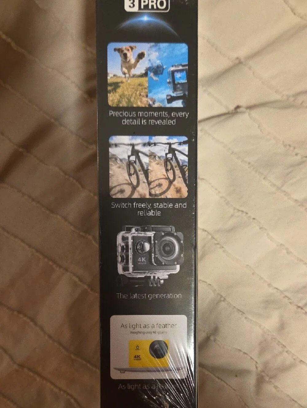 Nortech 3 Pro 4K Action Camera - Black/Clear